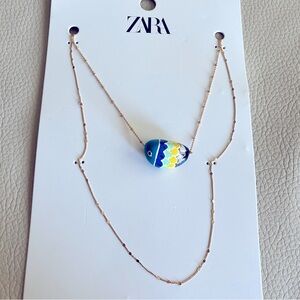NWT - Zara Women’s Gold Plated Fish Chain Necklace (2 Pack)